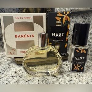 Hermès Barénia and NEST Madagascar Vanilla mini coffret set! Fresh and unused!